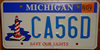 Michigan Lighthouse License Plate