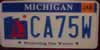 Michigan Protecting Our Waters License Plate