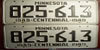 Minnesota 1949 Centennial Pair License Plate