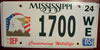 Mississippi Bald Eagle License Plate