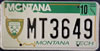 Montana Tech License Plate