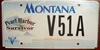 Montana Pearl Harbor Survivor License Plate