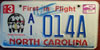 North Carolina American Indians License Plate