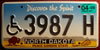 North Dakota Wheelchair Handicap License Plate