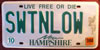New Hampshire Vanity SWTNLOW License Plate