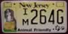 New Jersey Animal Friendly License Plate
