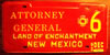 New Mexico Attorney General License Plate