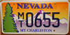 Nevada Mt. Charleston License Plate