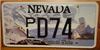 Preserve Pyramid Lake Nevada License Plate