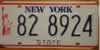 New York State Owned Vehicle License Plate