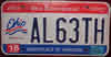 Ohio Birthplace of Aviation License Plate