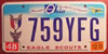 Ohio Eagle Scouts License Plate