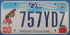 Ohio Nature Preserves License Plate