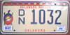 Oklahoma Delaware Nation Indian Tribe License Plate