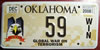 Oklahoma Global War On Terrorism License Plate
