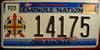 Oklahoma Seminole Nation License Plate