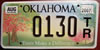 Oklahoma Trees Environmental License Plate