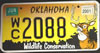 Oklahoma Wildlife Conservation Elk License Plate