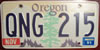 Oregon Light Tree License Plate