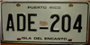 Puerto Rico Coqui Frog License Plate