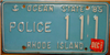 Rhode Island Police License Plate