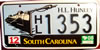 South Carolina H.L. Hunley License Plate