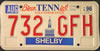 Tennessee Capital Building License Plate
