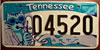 Tennessee Saxaphone Cat State of the Arts License Plate