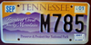 Tennessee Smoky Mountains License Plate