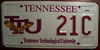 Tennessee License Plate