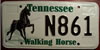 Tennessee Walking Horse license plate