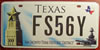 Texas San Jacinto License Plate