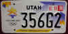 Utah Olympic Winter Games 2002 License Plate