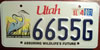 Utah Wildlife Blue Heron License Plate