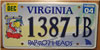 Virginia Parrotheads Jimmy Buffet License Plate
