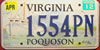 Virginia Poquoson License Plate
