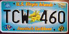 U.S. Virgin Island America's Caribbean License Plate