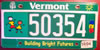 Vermont Kids Children License Plate
