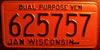 Wisconsin Dual Purpose Vehicle License Plate