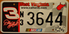 West Virginia Nascar Dale Earnhardt  License Plate